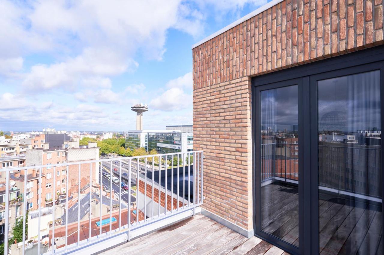 Ferienwohnung Diamant Penthouse Brüssel Exterior foto